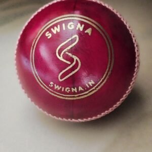Swigna Red Leather Cricket Ball